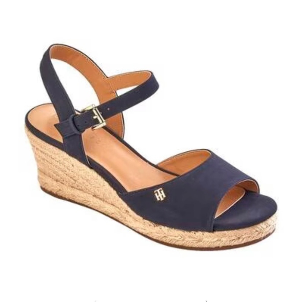 Womens Tommy Hilfiger Gallie Espadrilles Wedge Sandals size 7